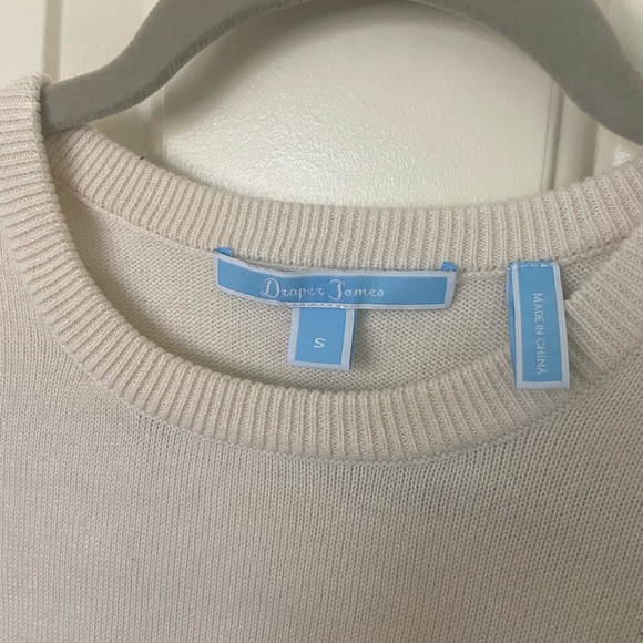 Draper James Cream Watermelon Sweater Reese Whiterspoon Brand Size Small - Picture 5 of 6